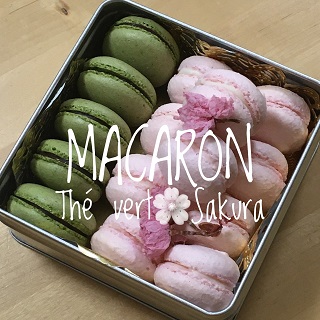 MAISON IZARRA 抹茶と桜のマカロン