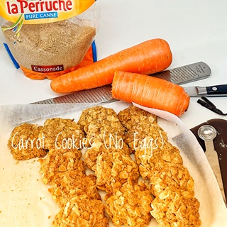 MAISON IZARRA CARROT COOKIES (NO EGGS)